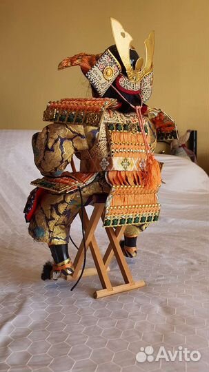 Кукла Японская Самурай Генерал коллекционная 37см