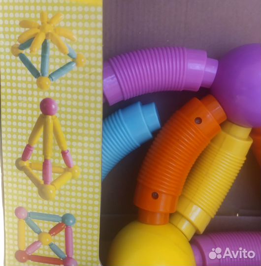 Магнитный конструктор Magnastix крупные детали