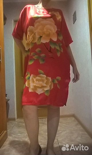 Шелковый халат