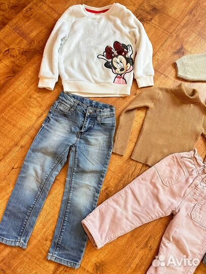 Детский комплект одежды для девочки пакетом 98-104