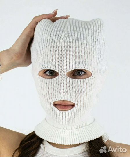Балаклава подшлемник вязаная новая