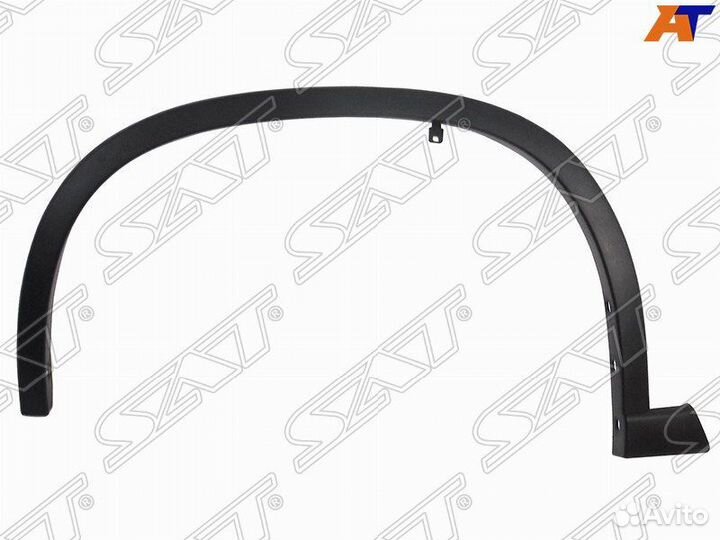 Молдинг арки крыла nissan X-trail 07-14 LH передни