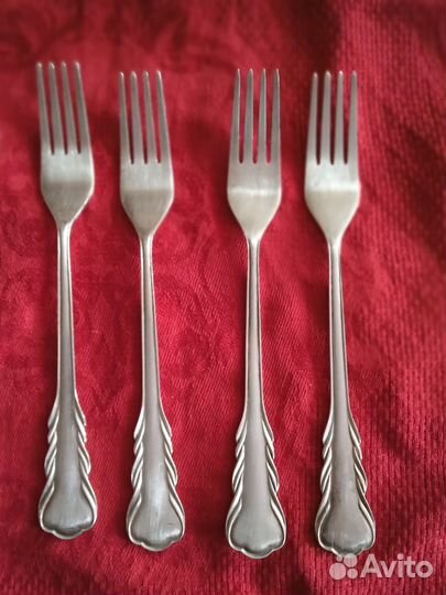 Ложки вилки посеребрение