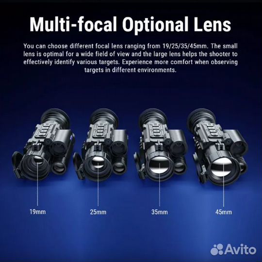 Тепловизионный прицел Pard SA 62-35LRF