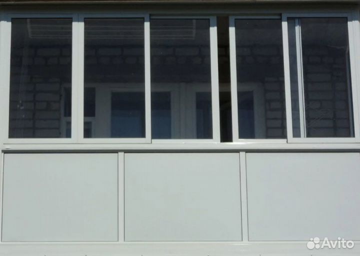 Балкон с отделкой