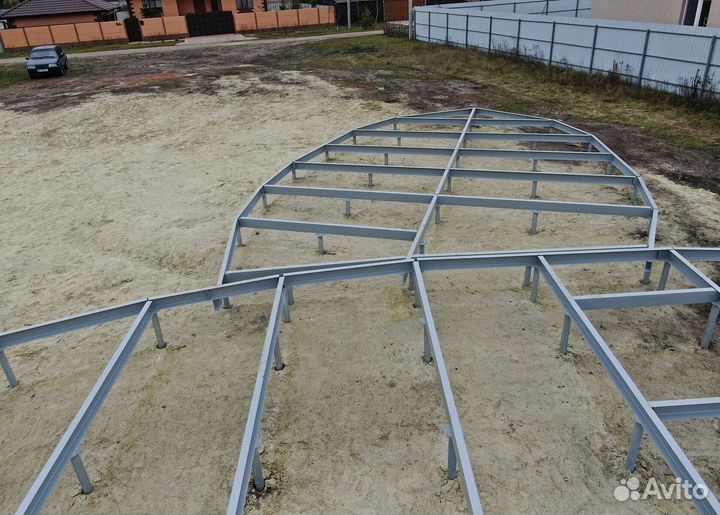 Винтовые сваи для забора