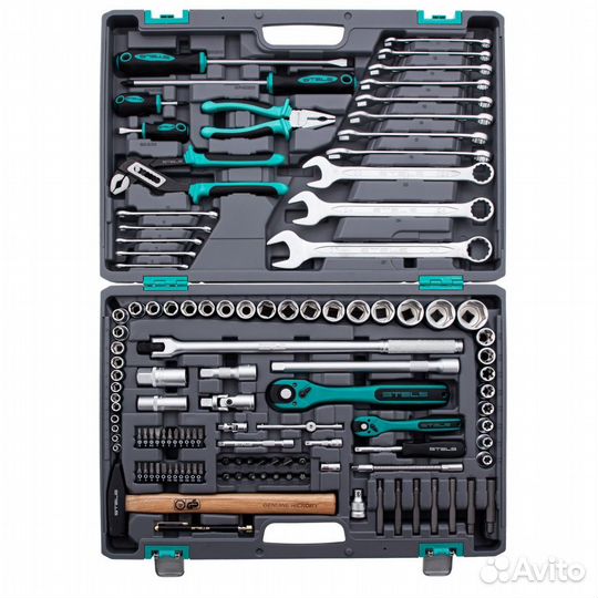 Набор инструмента, 1/4, 1/2, Cr-V, S2, усиленный к