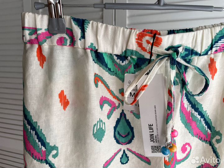 Новые льняные шорты Zara