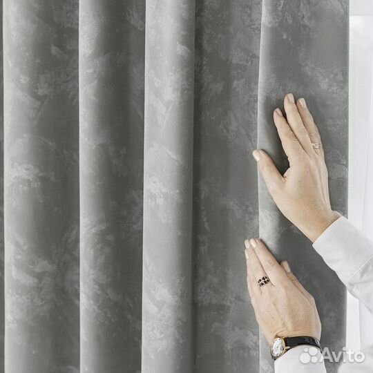 Шторы бархат Галатея хрусталь