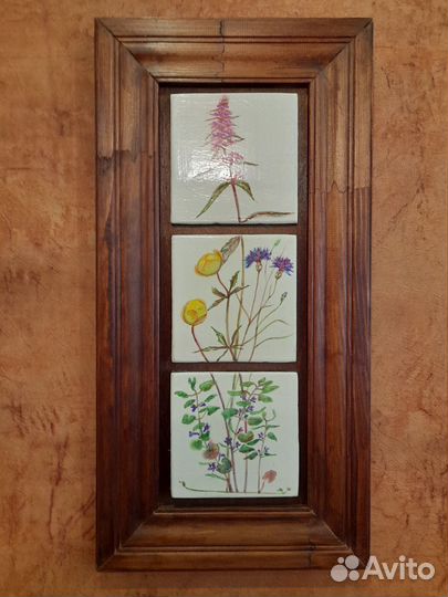 Панно картина цветы