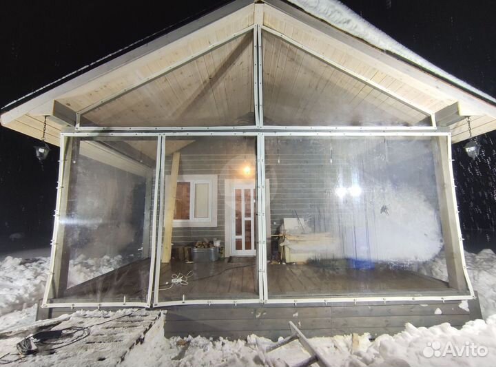 Гибкие окна в загородном доме