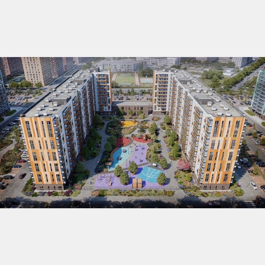 Квартира-студия, 33,8 м², 4/12 эт.