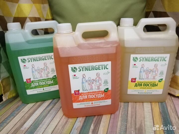 Средство для посуды моющее Synergetic 5 литров