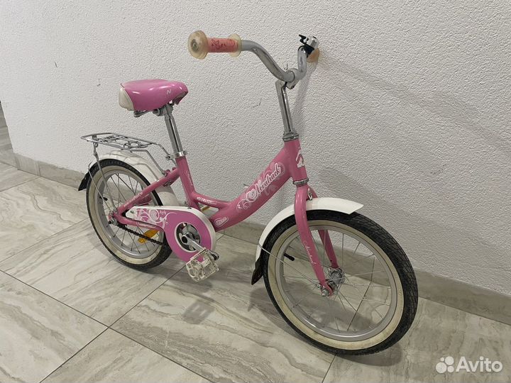 Велосипед novatrack girlish line 16 розовый