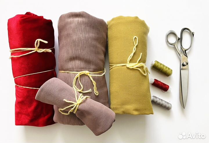 Отрезы ткани лоскуты пакетом