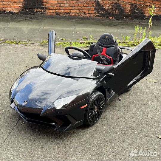 Электромобиль Lamborghini Aventador SV Black