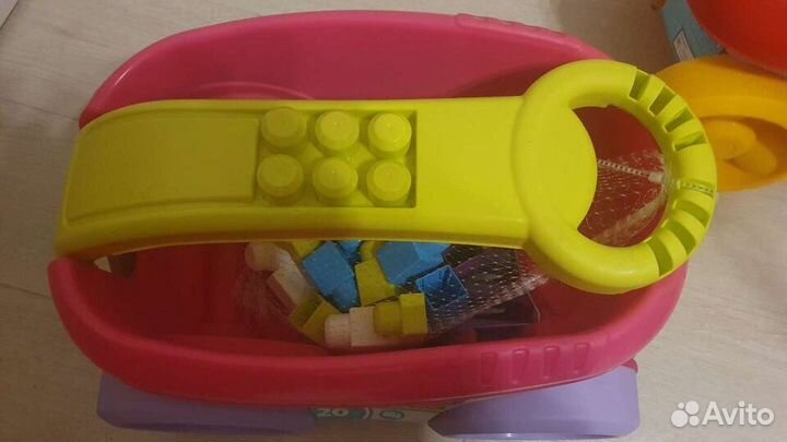 Тележка-сортер Mega Bloks