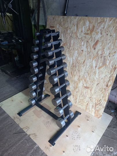 Гантельный ряд 1/10 кг