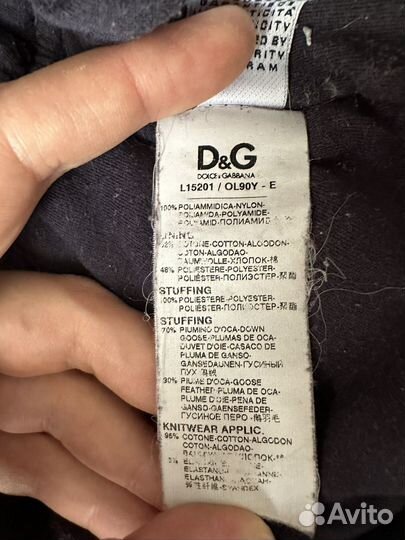 D&G пуховый комбенезон 12-18 мес