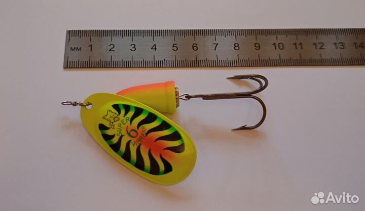 Блесна - вертушка N6, Blue Fox