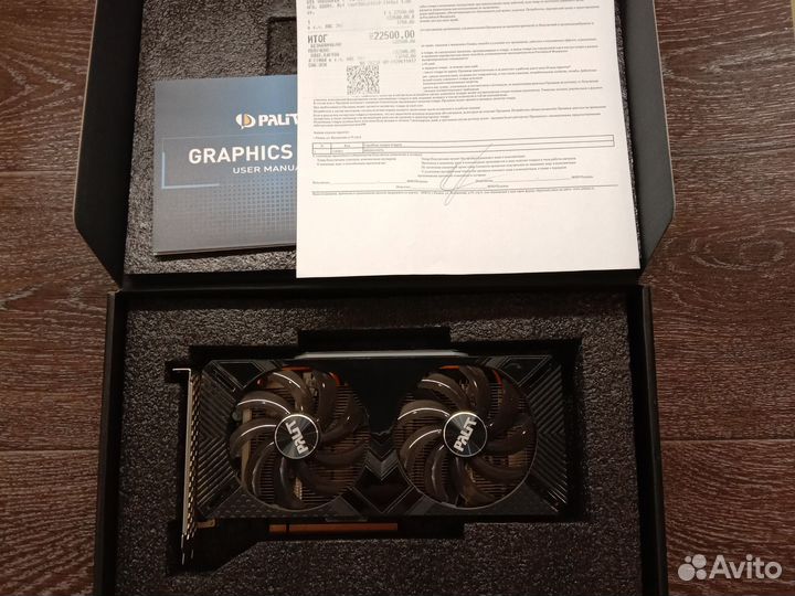Видеокарта gtx1660 super Palit
