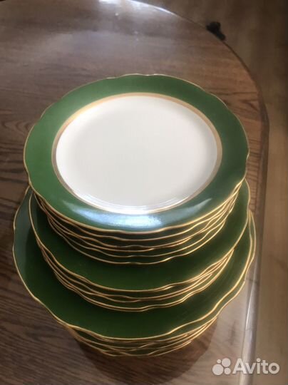 Тарелки фарфор Дулево 23 штуки