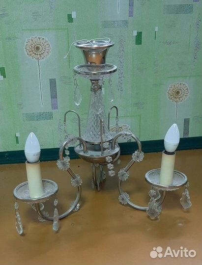 Люстра потолочная хрустальная