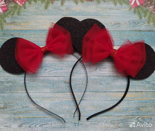 Ободок Минни Маус и Микки Мауса