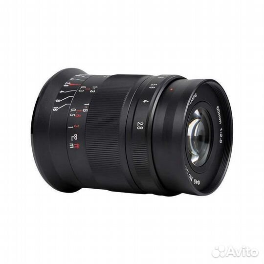 Объектив 7artisans 60mm F2.8 II Sony E, черный