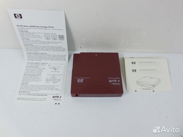 Ленточный картридж 400GB HP Ultrium LTO2 C7972A