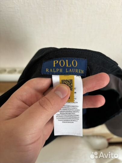 Кепка Polo Ralph Lauren черная оригинал