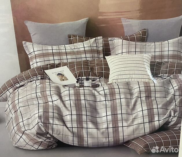 Белье постельное на резинке по кругу