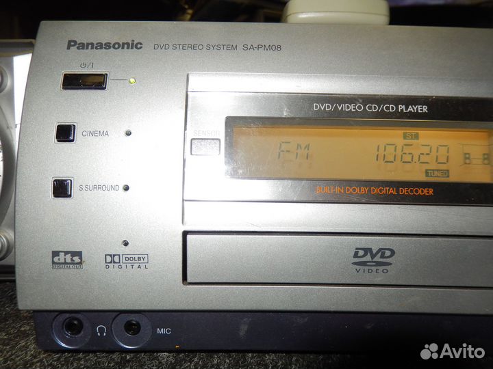 Музыкальный центр Panasonic Sa-Pm08 без ас