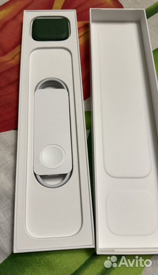 Часы apple watch 7 45 mm green