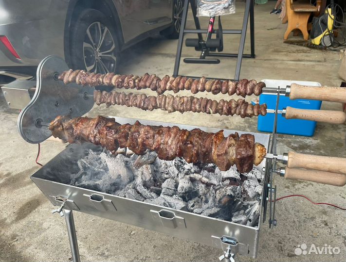 Мангал барбекю автоматический