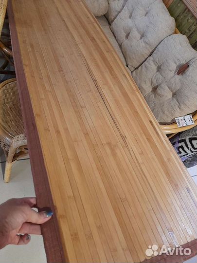 Циновка-коврик из натурального бамбука