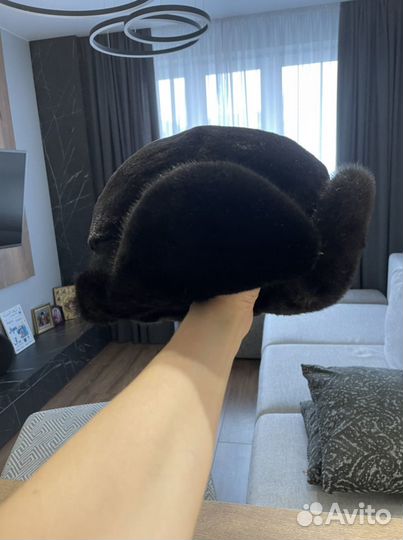 Меховая мужская кепка