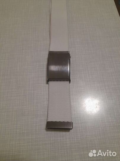 Ремень мужской белый