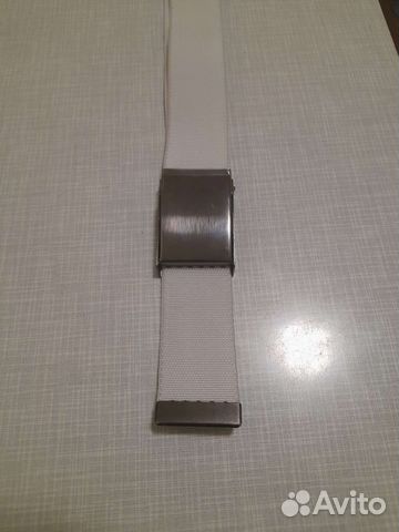 Ремень мужской белый