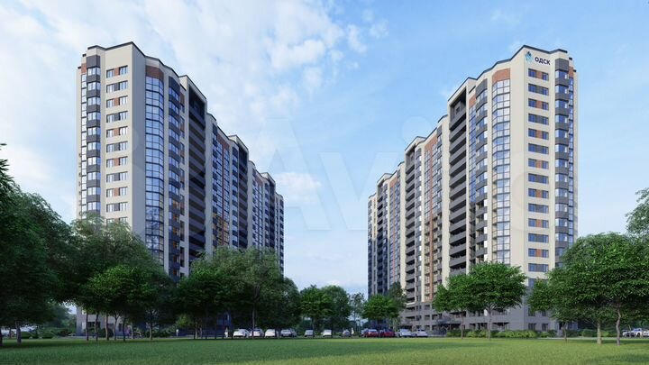 2-к. квартира, 71,1 м², 1/18 эт.