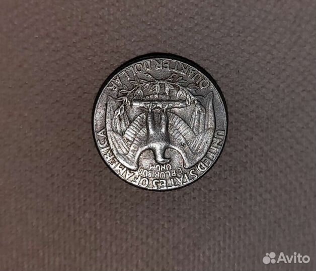 Монета liberty quarter dollar 1977,1974 года
