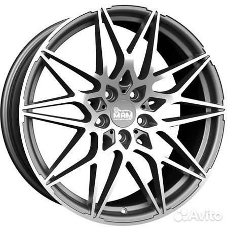 R19 5x112 8,5J ET30 D72,6 MAM Felgen B2 Palladium