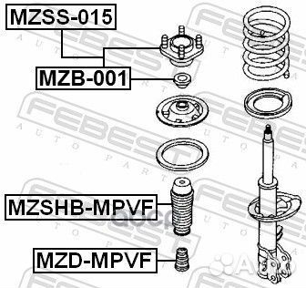 Подшипник опоры переднего амортизатора (mazda 6