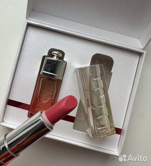 Dior addict eau delice помада набор миниатюр