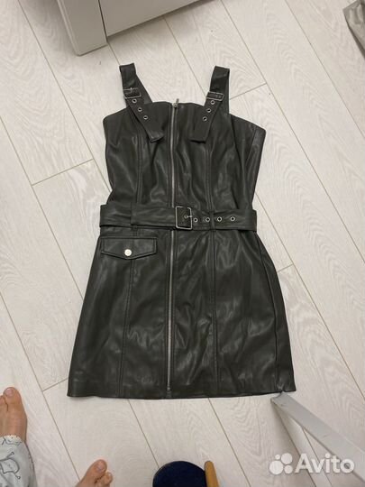 Кожаный сарафан