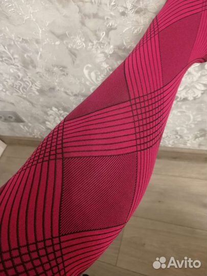 Колготки цветные женские с геометрическим узором