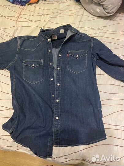 Джинсовая рубашка levis