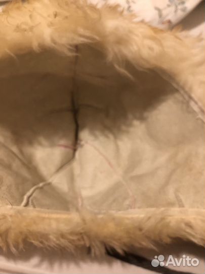 Шапка чепчик из овчины