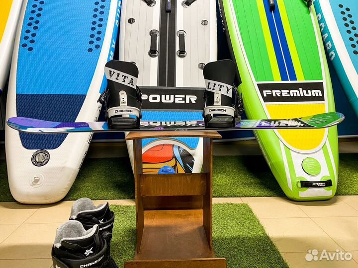 Сноуборд комплект крепы и ботинки