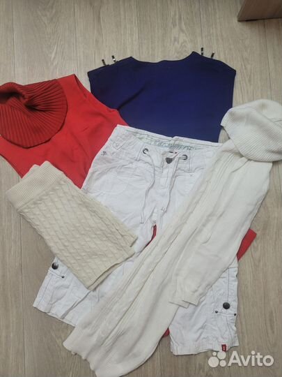 Вещи пакетом xs S платья+юбка+капри